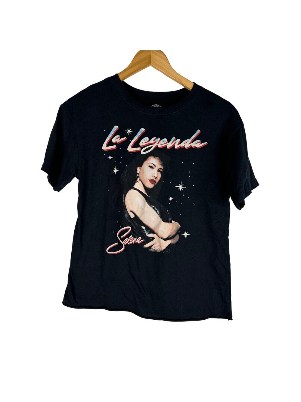 Official Selena Merchandise La Leyenda Black T-Shirt